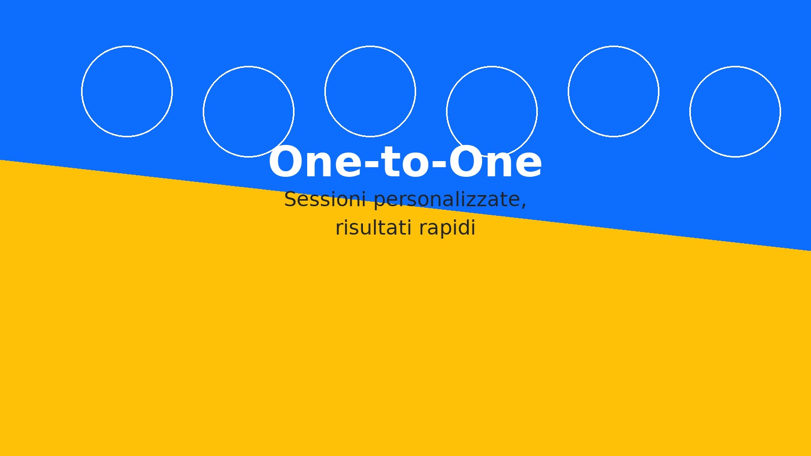 Lezione individuale uno a uno con un docente Mentetecnica